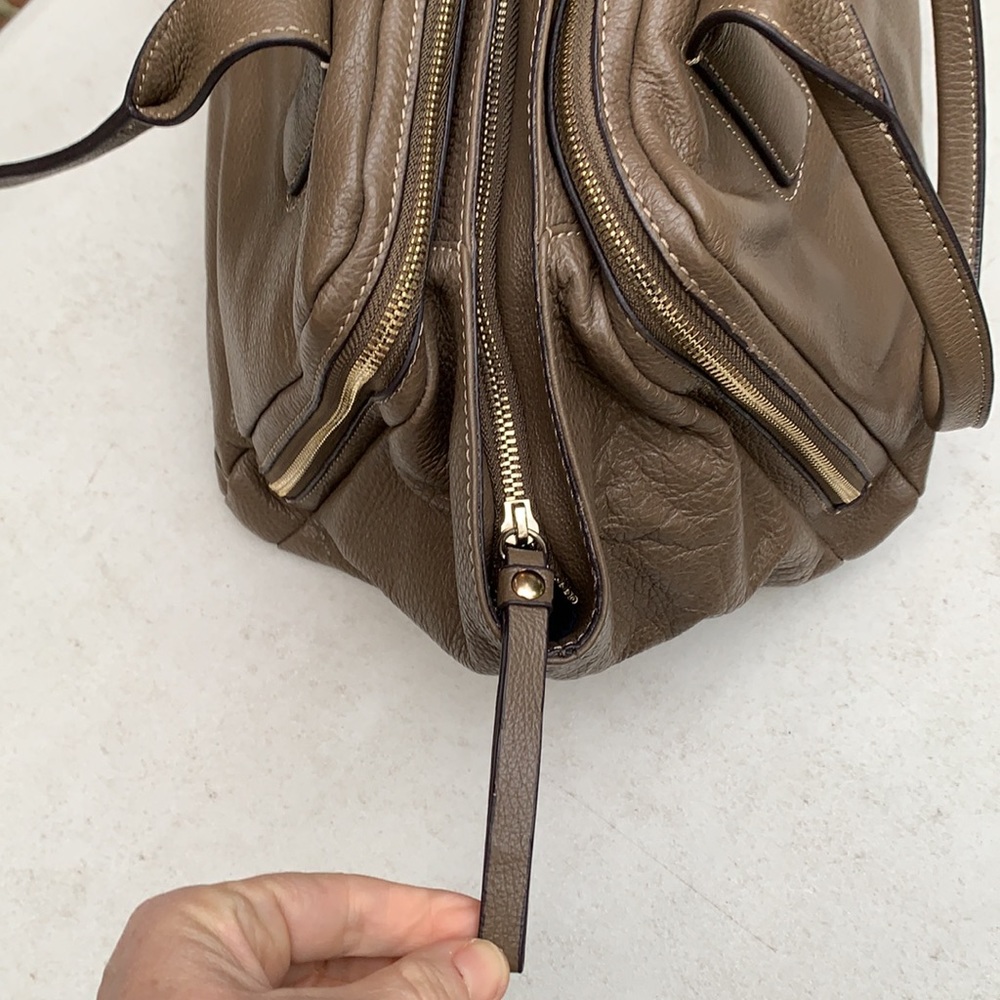 Cromia large coffee brown leather shoulder bag - NEW - Picture 10 of 12